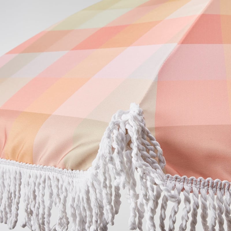 Eden Check Beach Umbrella
