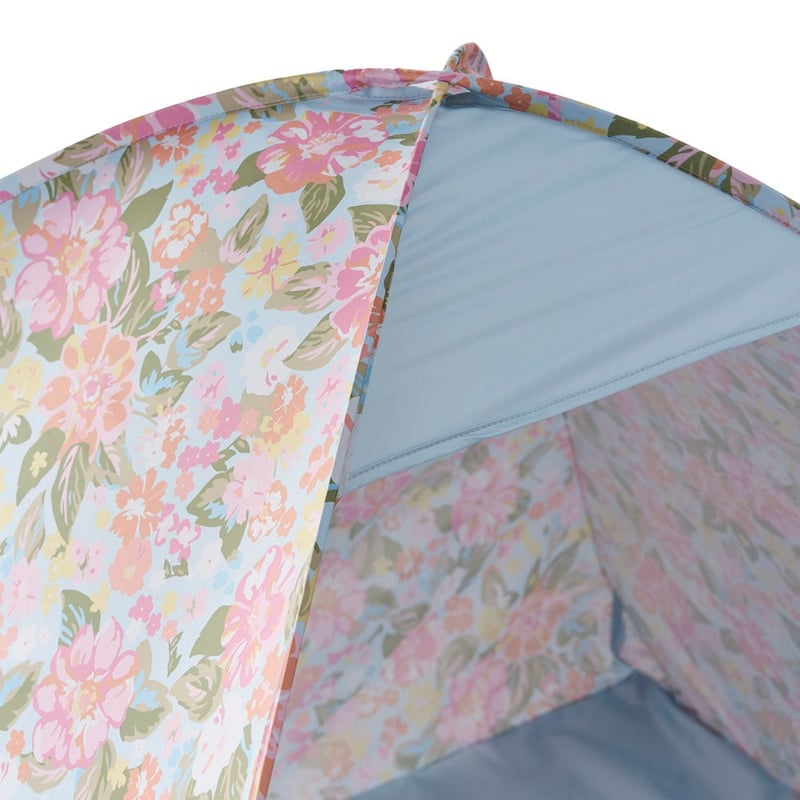 Byron Floral Blue Beach Pop Up Tent