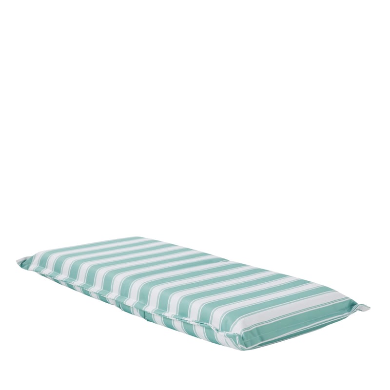Evergreen Stripe Padded Canvas Beach Chair