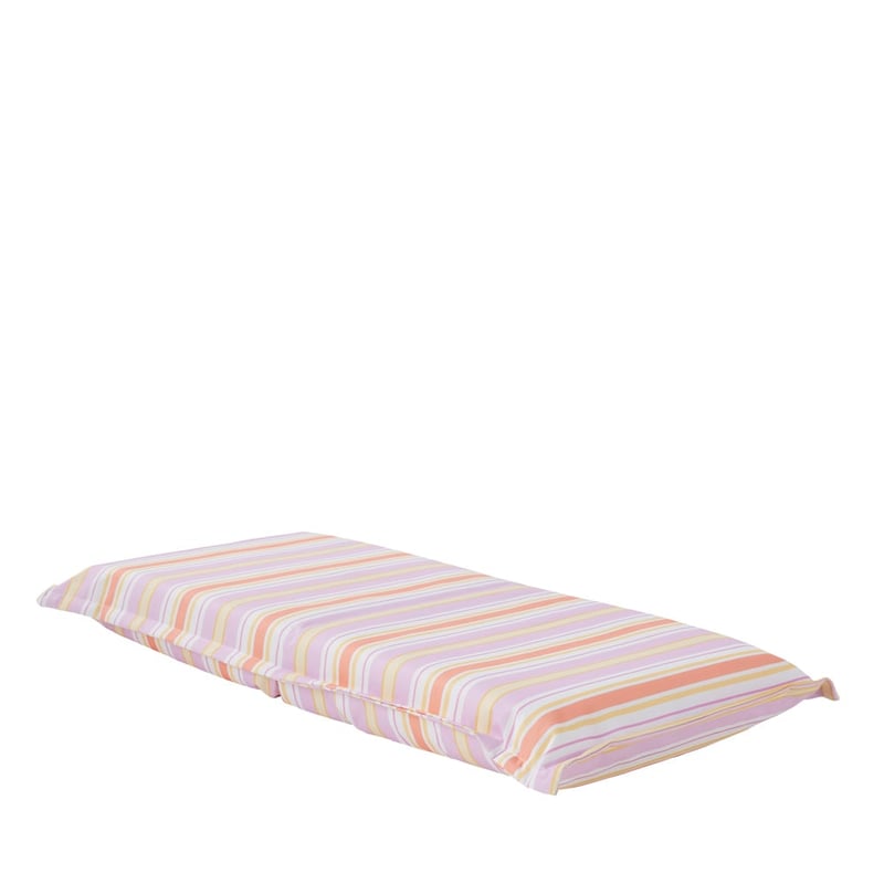 Lilac Multi Stripe Padded Canvas Beach Chair