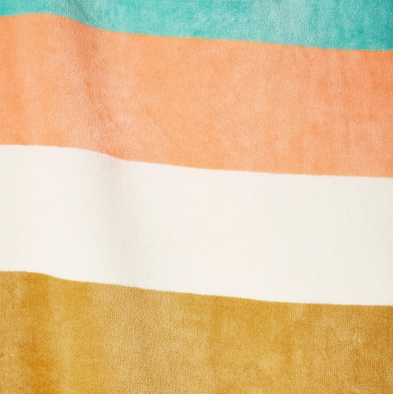 Velour Paradise Multi Stripe Beach Towel