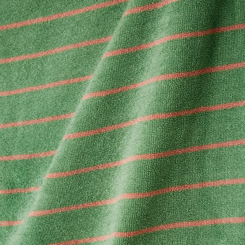 Velour Tropical Green Beach Towel