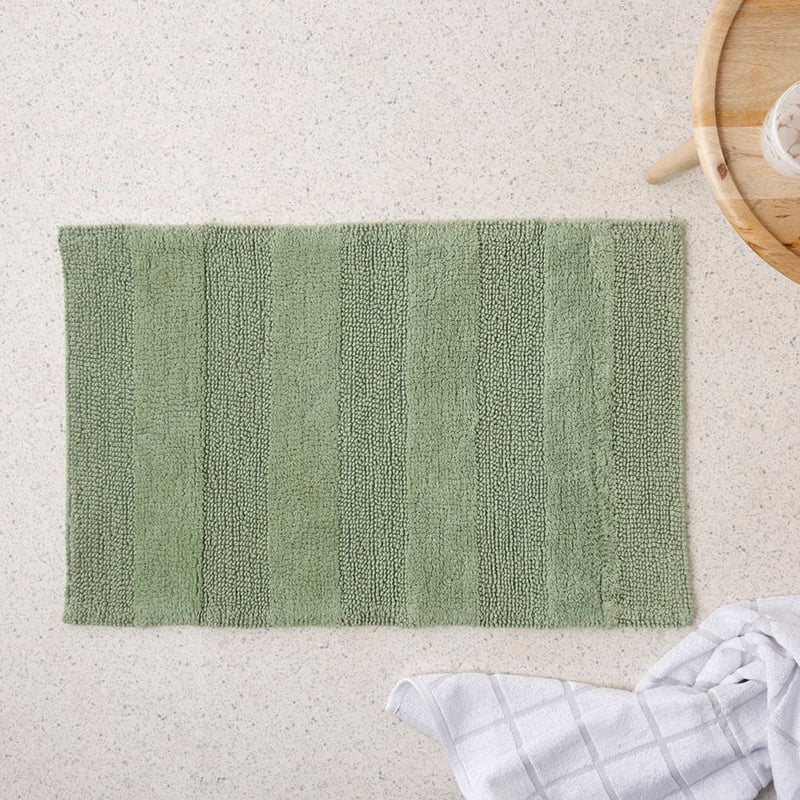 Morgan Eucalyptus Stripe Bath Mat