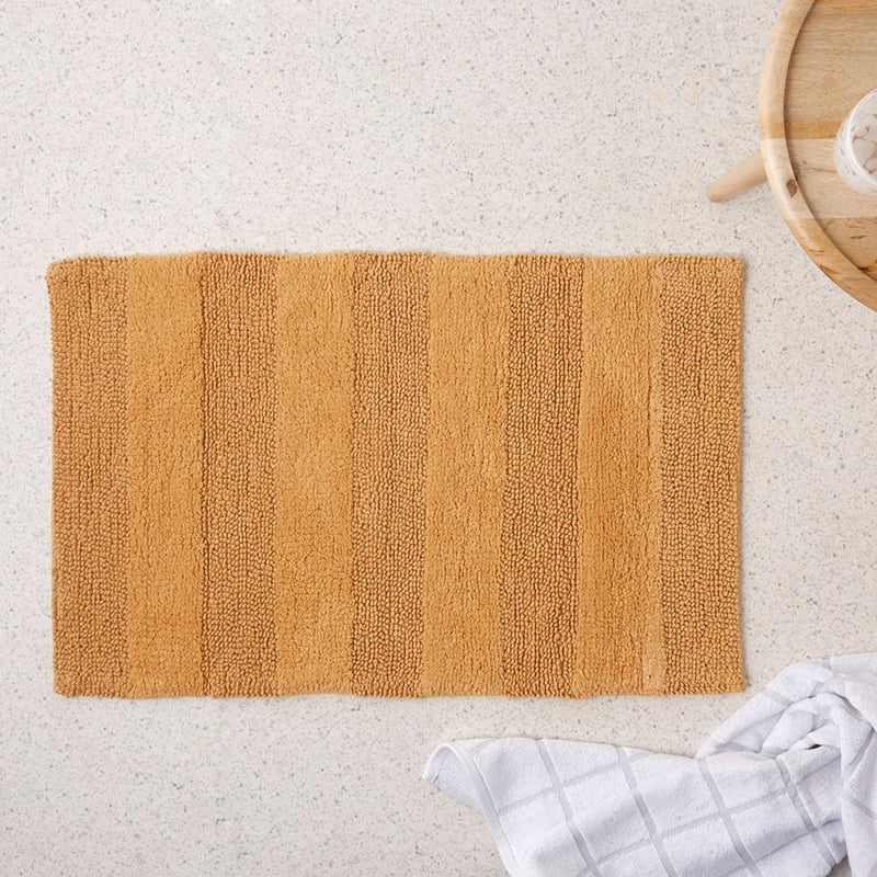 Morgan Honey Stripe Bath Mat