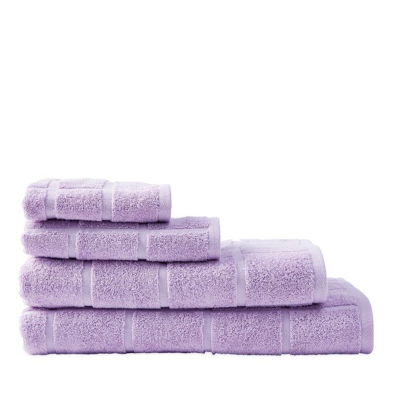 Nelson Check Lilac Towel Range
