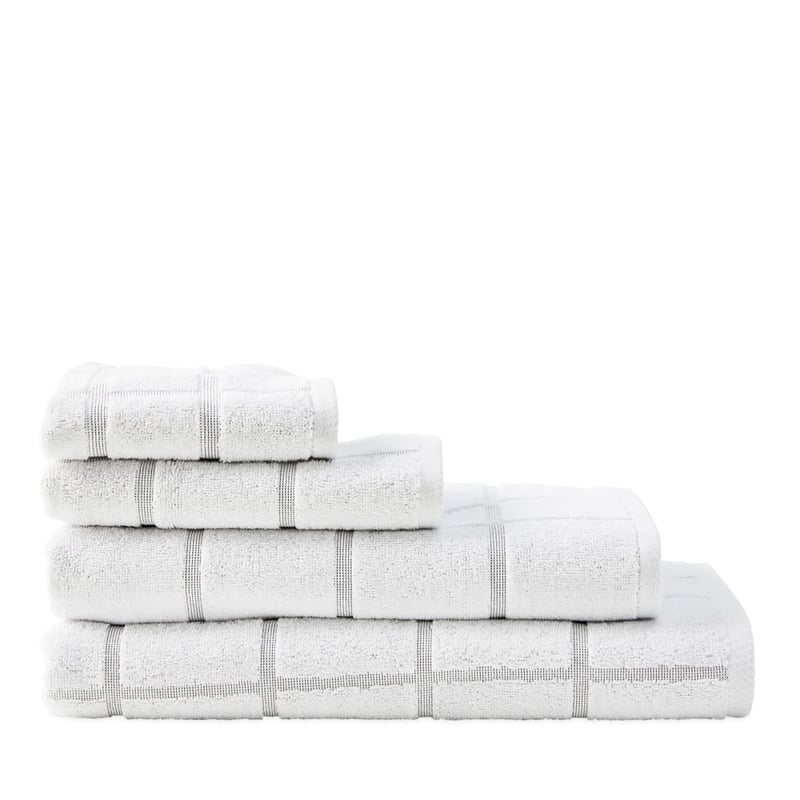 Nelson Check Towel White Towel Range