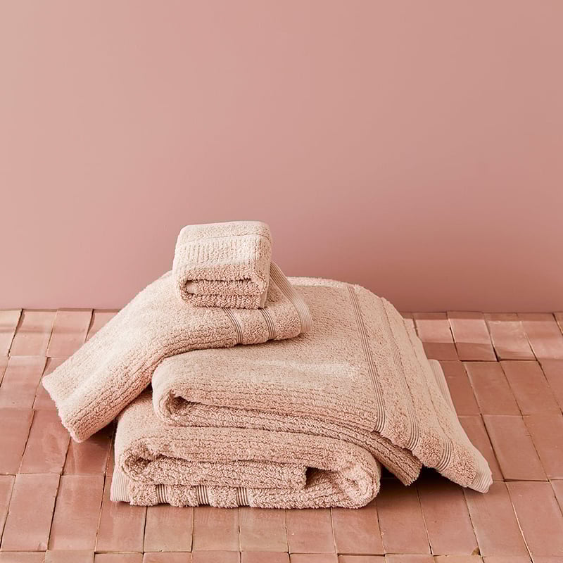 Flinders Nude Pink Towel Range