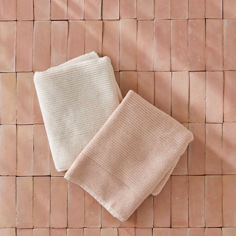 Flinders Nude Pink Towel Range