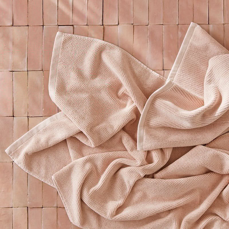 Flinders Nude Pink Towel Range