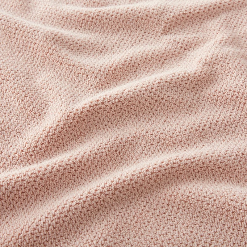 Savannah Nude Pink Textured Towel Range