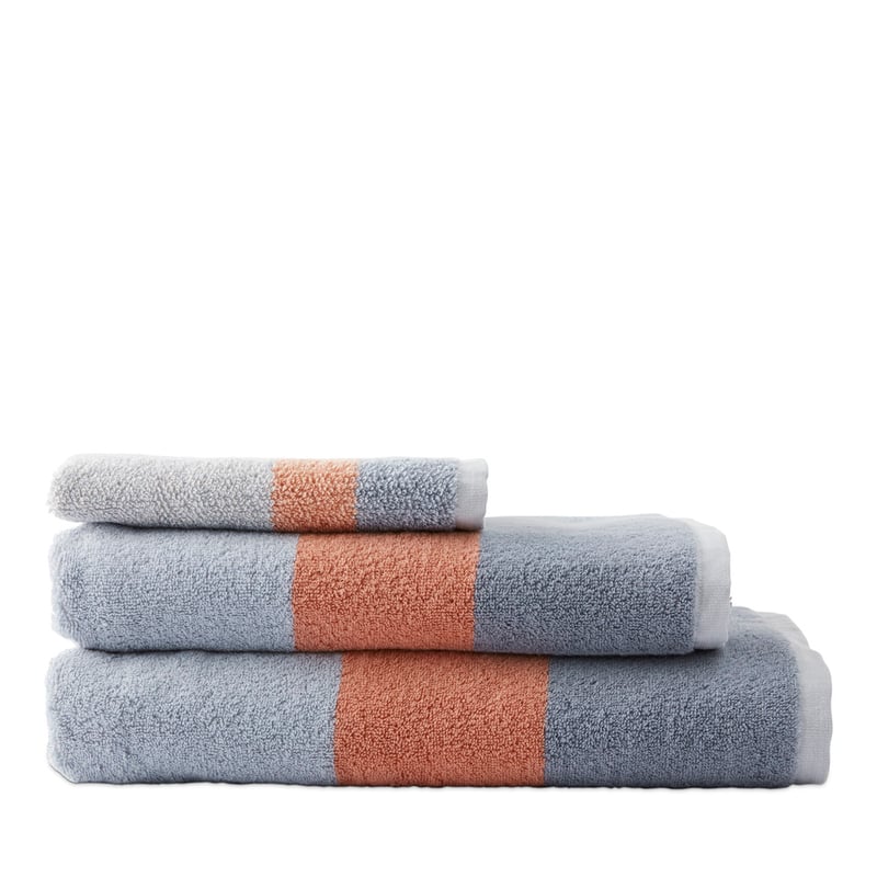 Brooklyn French Blue Multi Check Towel Range