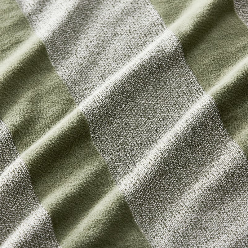 Indiana Avocado Velour Stripe Towel Range