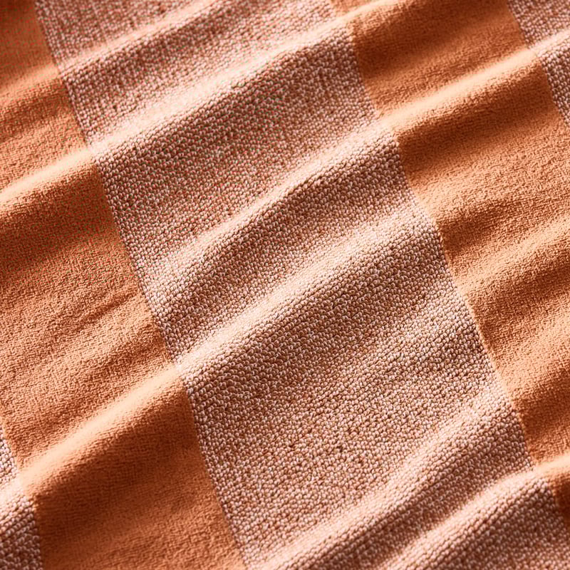 Indiana Chestnut Velour Stripe Towel Range
