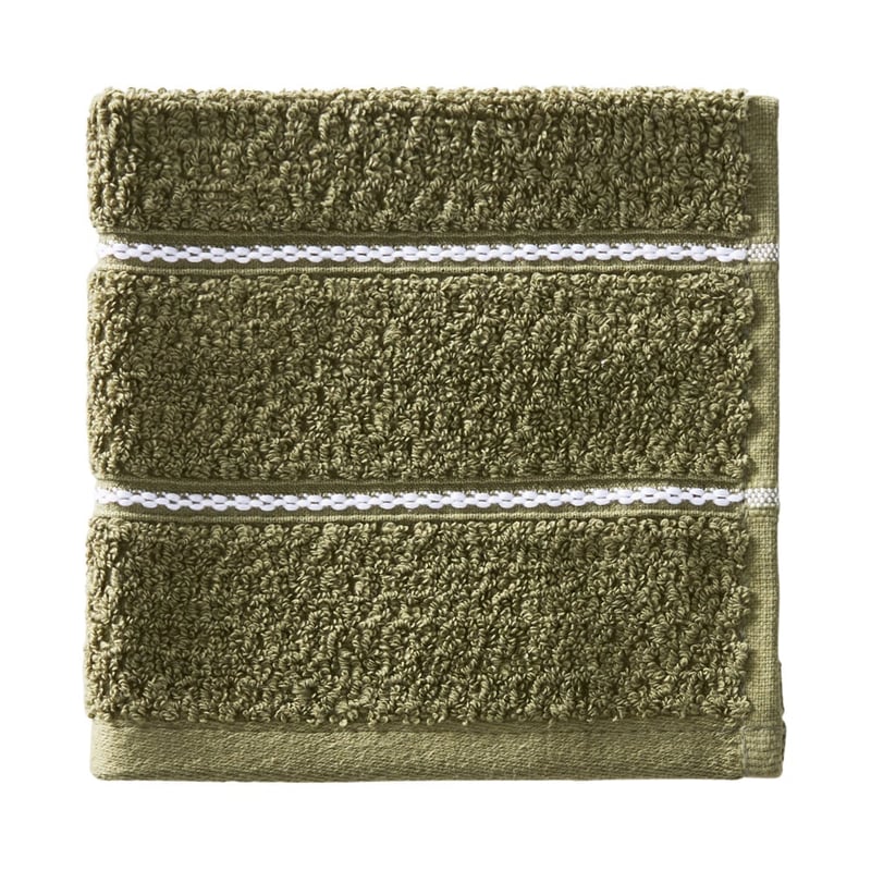 Dakota Avocado Stripe Bath Towel Range