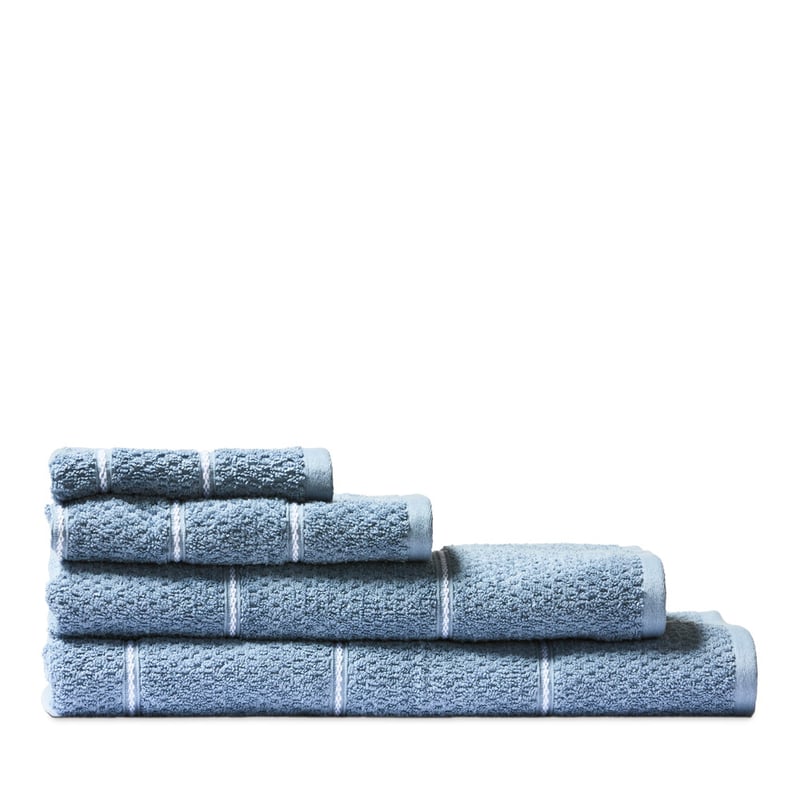 Dakota French Blue Stripe Bath Towel Range