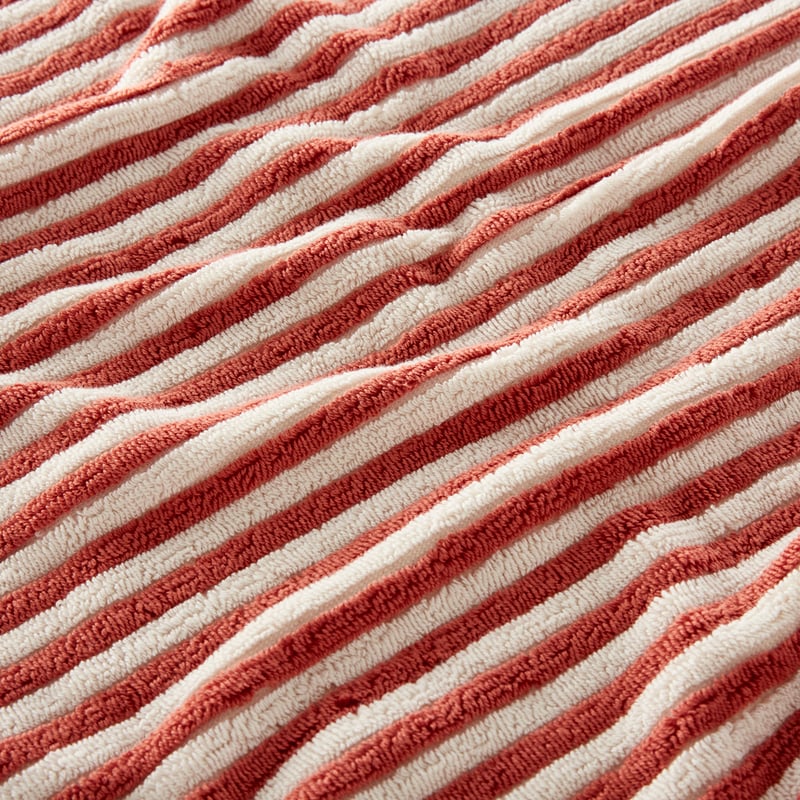 European Sophia Paprika & Nude Pink Turkish Cotton Towel Range