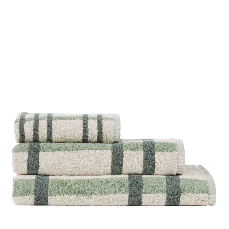 Dylon Eucalyptus Multi Stripe Check Towel Range