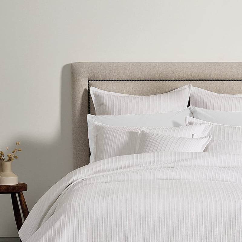 Evora White Coverlet Set Separates