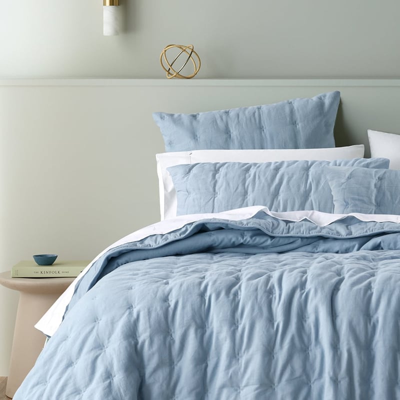 Langston Blue Comforter Set Separates