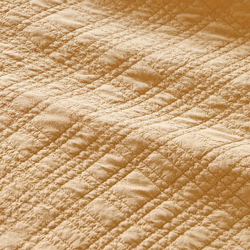 Stonewashed Cotton Gold Coverlet Separates
