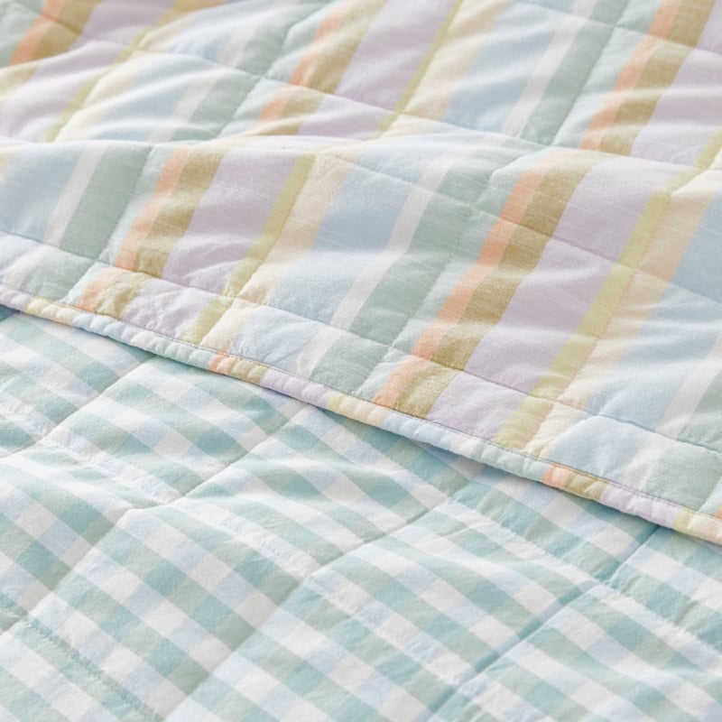 Sorbet Stripe Quilted Coverlet Separates