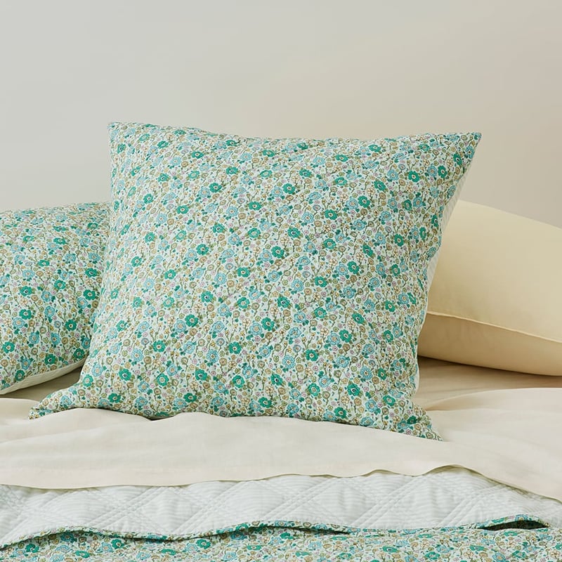 Ida Floral Printed Quilted Pillowcases