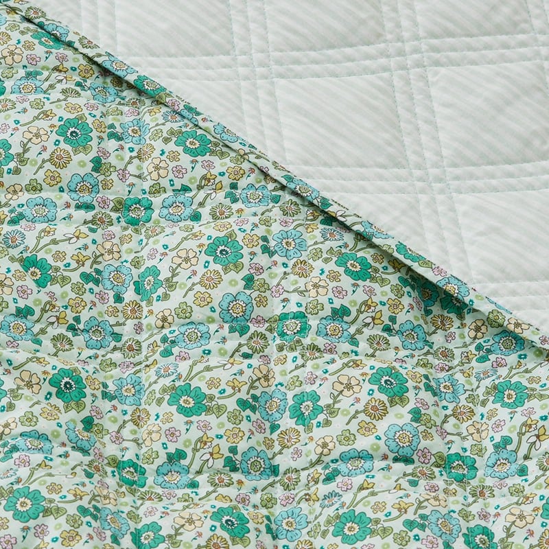 Ida Floral Printed Quilted Pillowcases