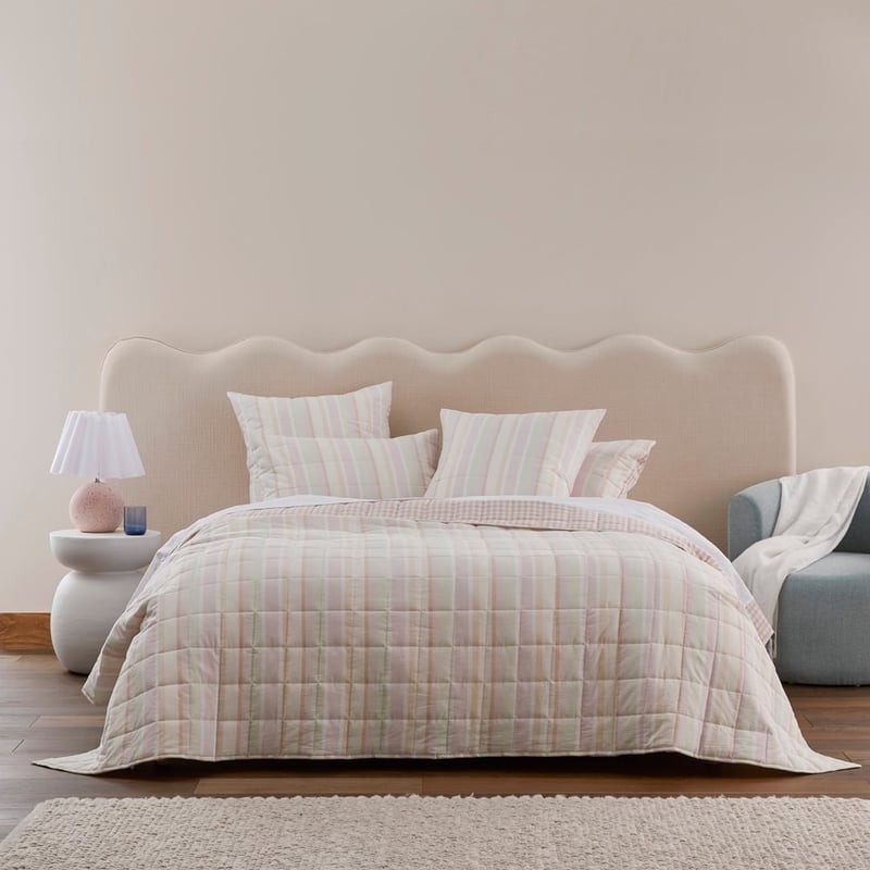 Neapolitan Stripe Quilted Pillowcases