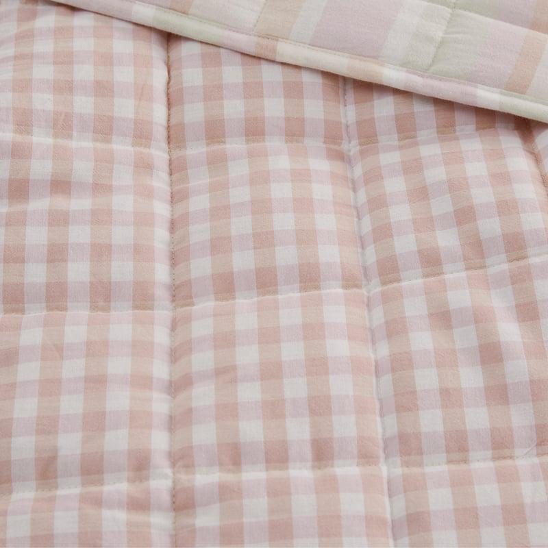 Neapolitan Stripe Quilted Coverlet Separates