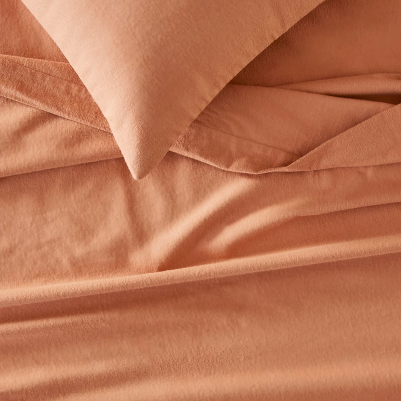 Flannelette Clay Plain Dye Sheet Set