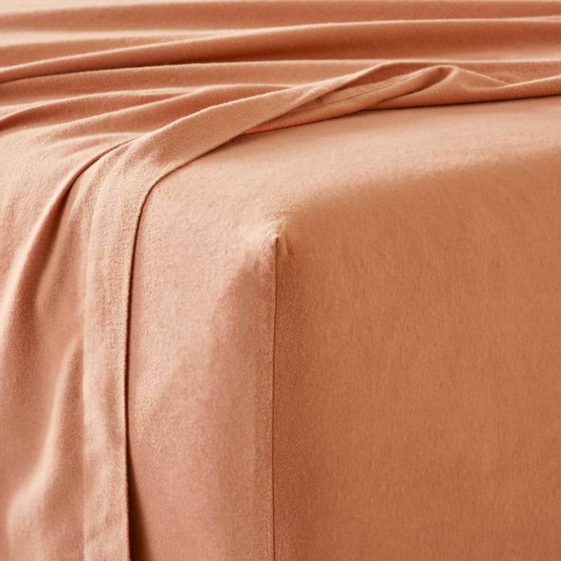 Flannelette Clay Plain Dye Sheet Set