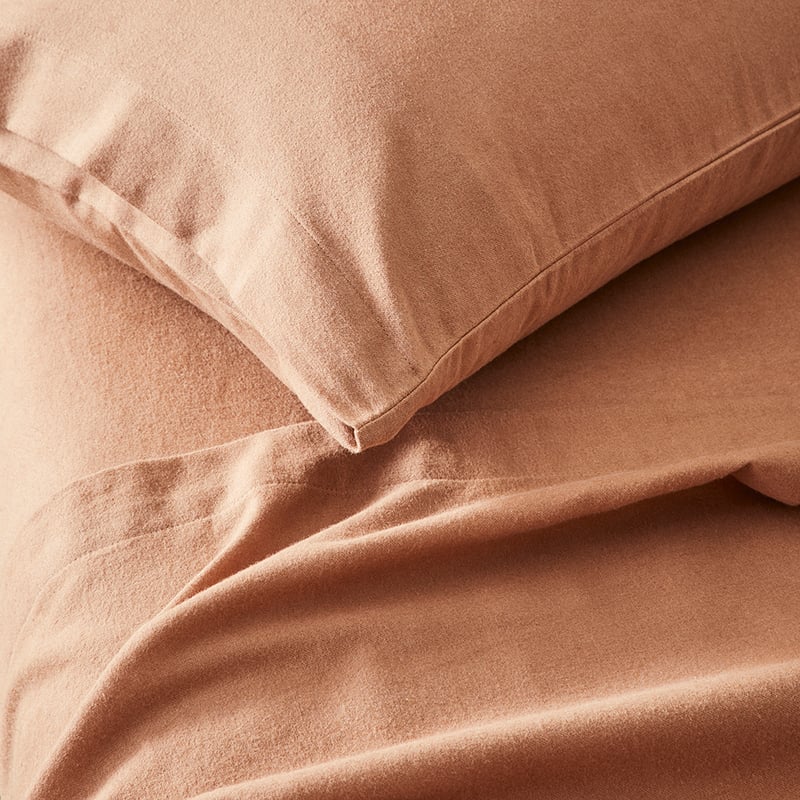 Flannelette Plain Dyed Clay Sheet Set