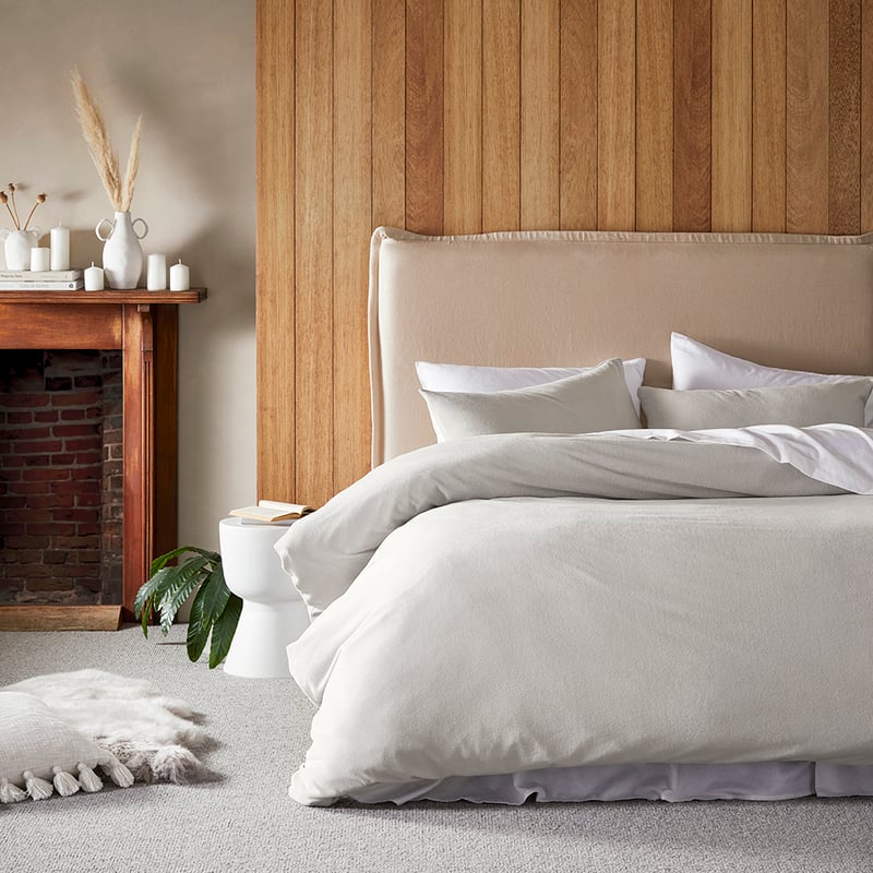 Cloud Silver Quilt Cover Set