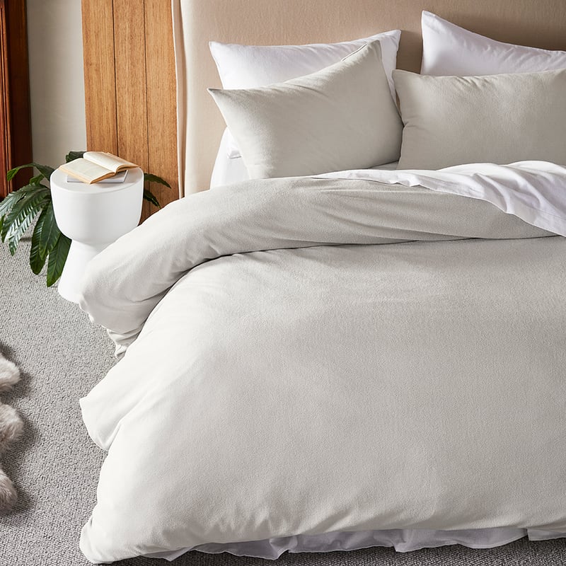 Cloud Silver Quilt Cover Set