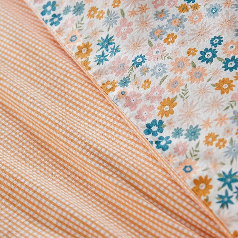 Flannelette Printed Pink Ditsy Floral Quilt Cover Set