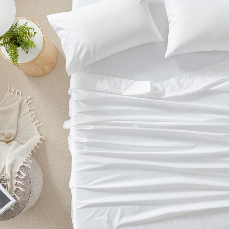 1500TC Brooklyn White Sheet Separates