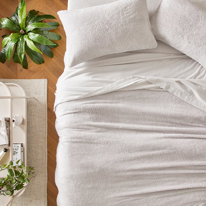 Sherpa Grey Quilt Cover Set