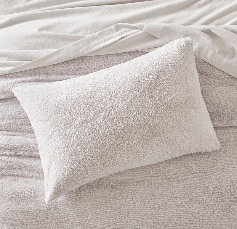 Sherpa Grey Quilt Cover Set