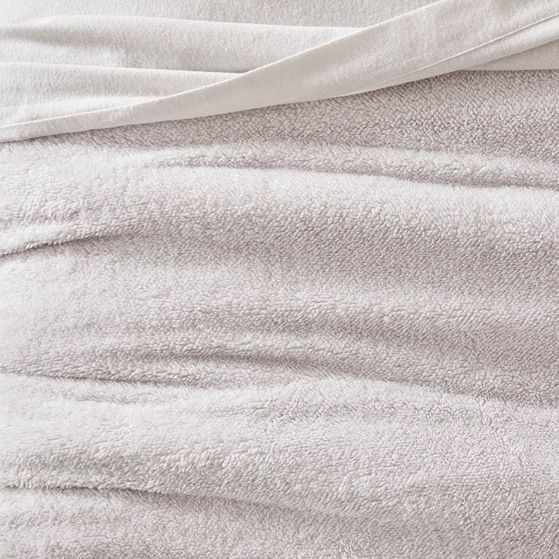 Sherpa Grey Quilt Cover Set