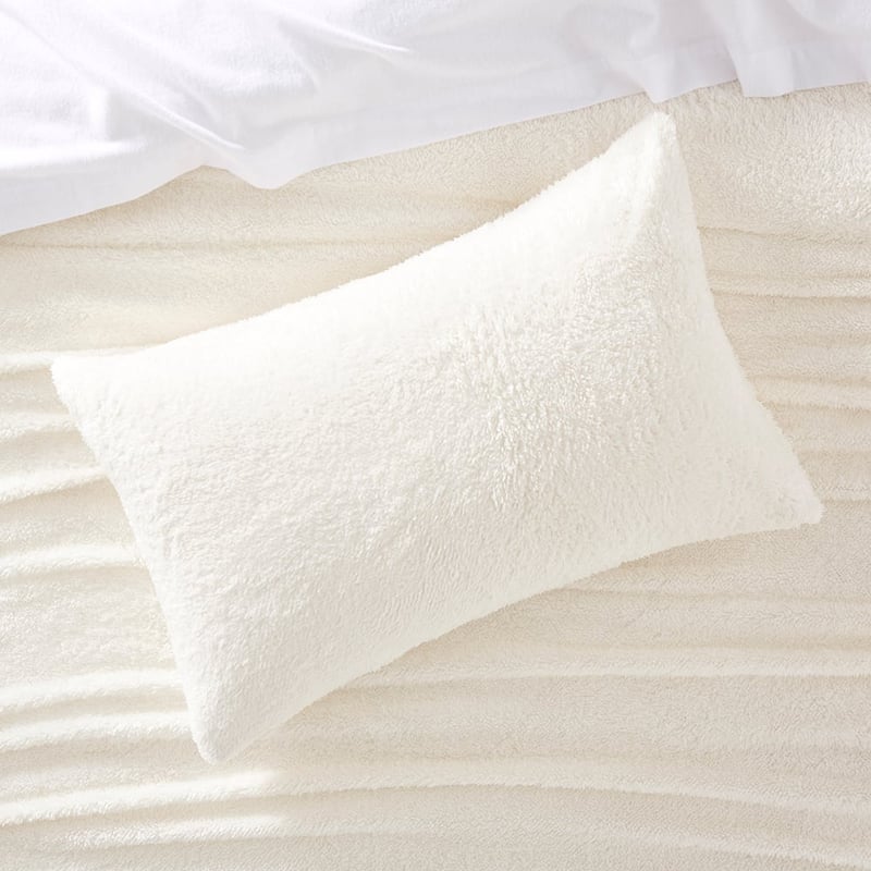 Sherpa Natural Quilt Cover Set