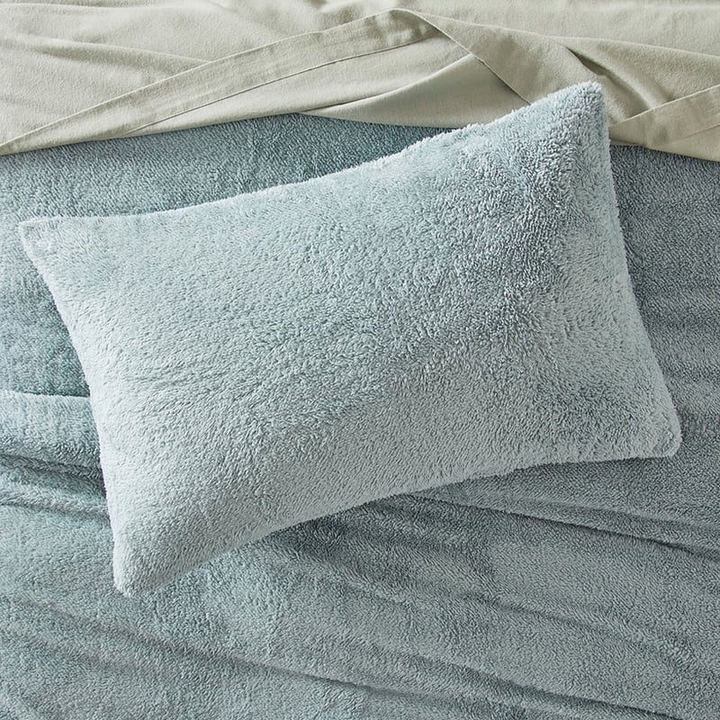 Sherpa Sage Quilt Cover Set