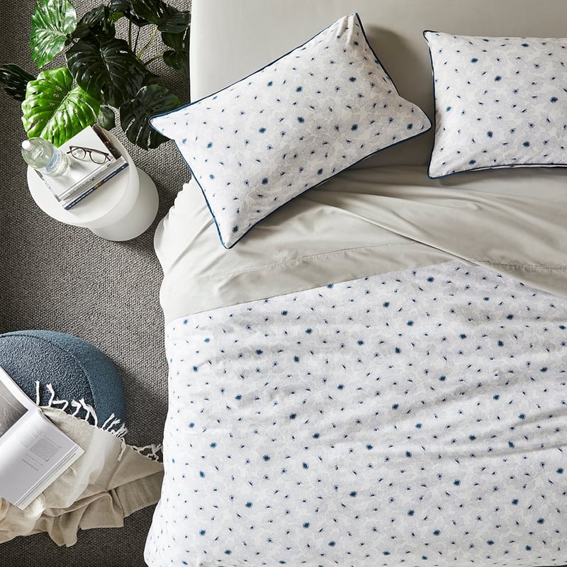 Blossom Blue Quilt Cover Set