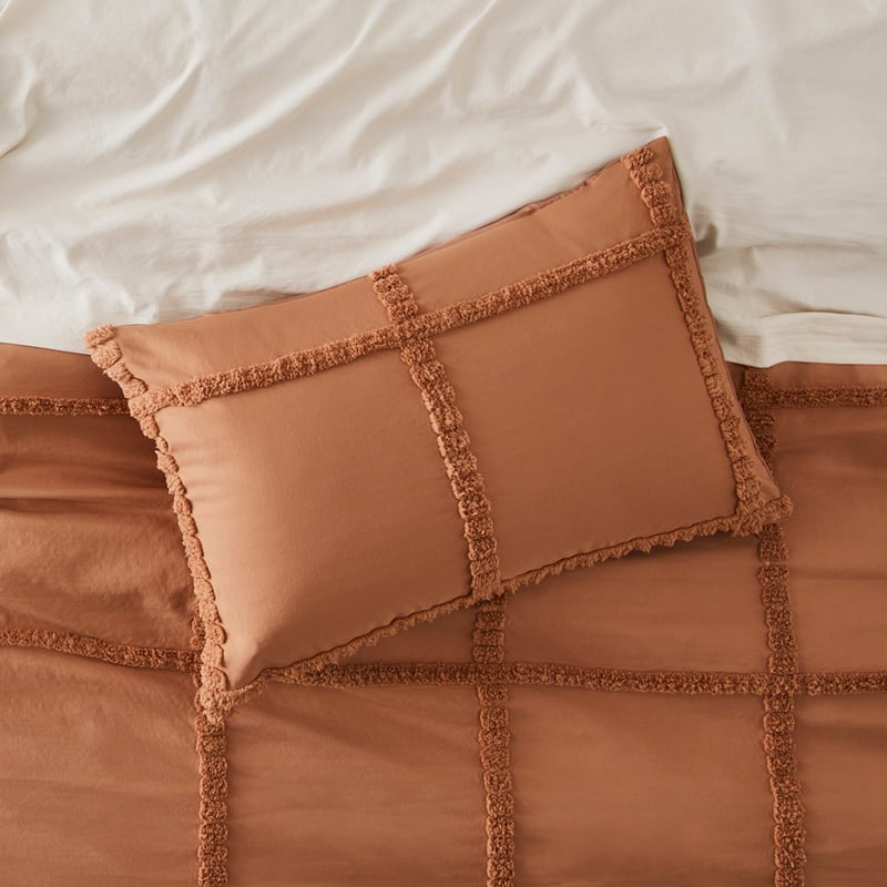 Cruz Earth Check Quilt Cover Set + Separates