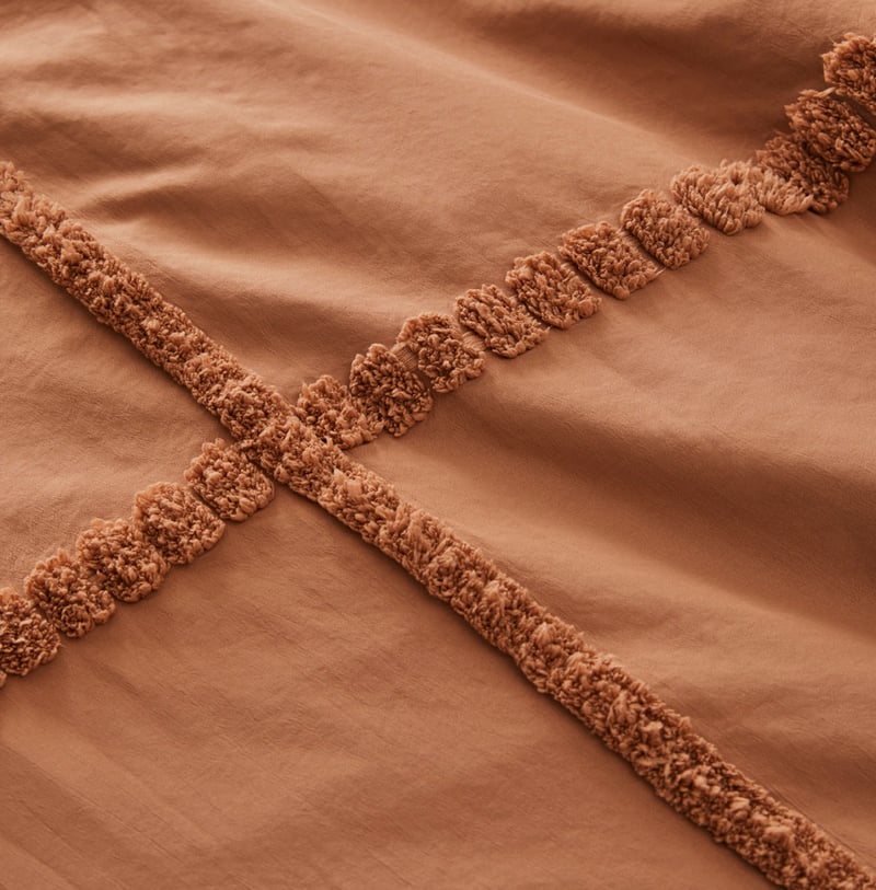 Cruz Earth Check Quilt Cover Set + Separates