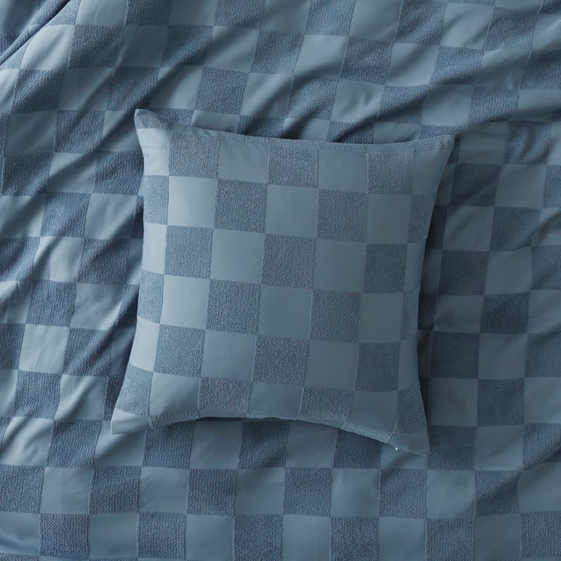 Checkerboard Denim Quilt Cover Set + Separates