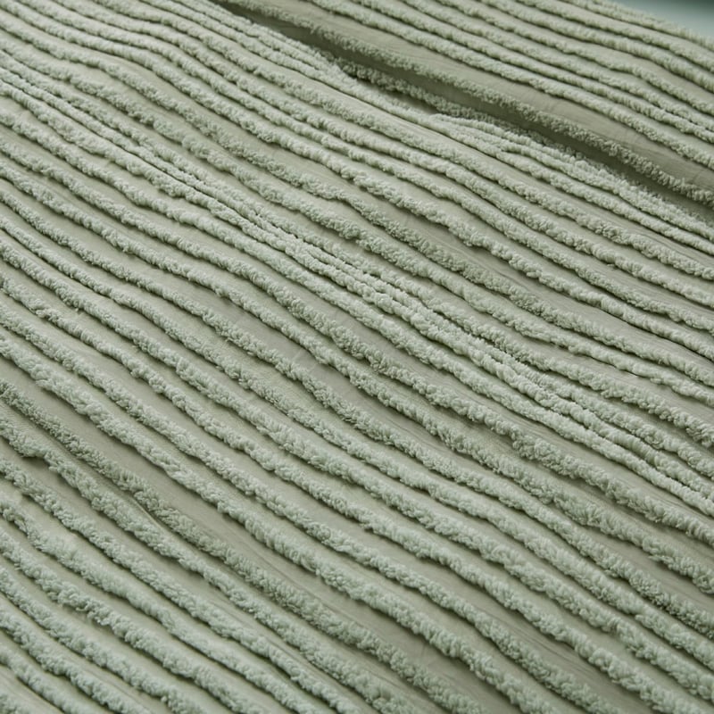 Merricks Soft Green Tufted Quilt Cover Set