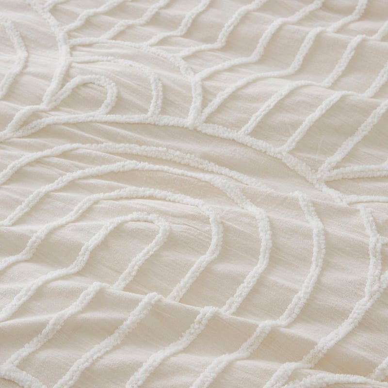 Archie Tufted Macadamia Pillowcases