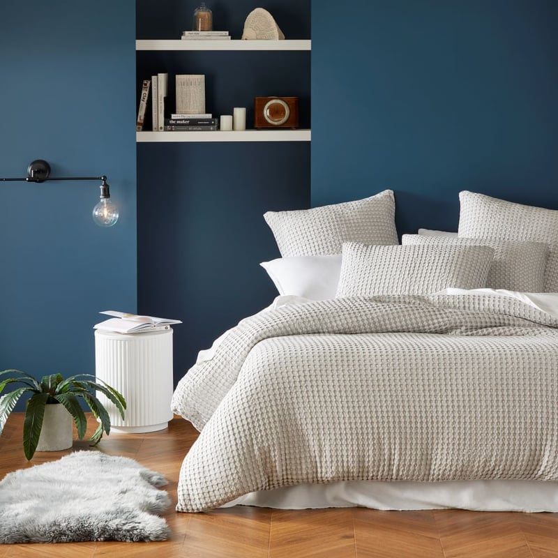 Bamboo Cotton Waffle Silver Grey Pillowcases