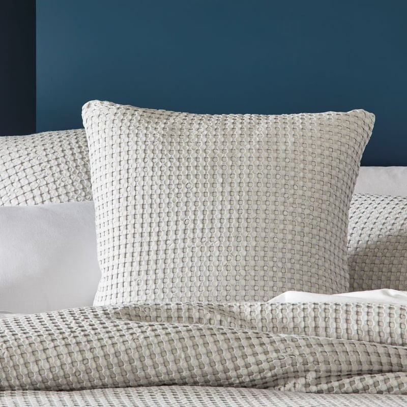 Bamboo Cotton Waffle Silver Grey Pillowcases