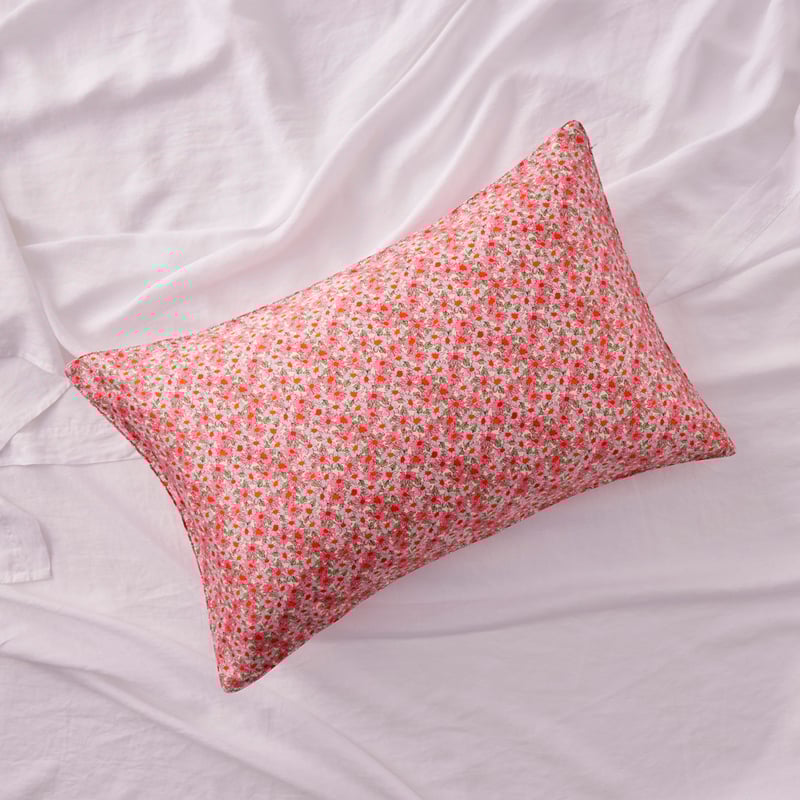 Pippa Floral Pure Silk Printed Pillowcase